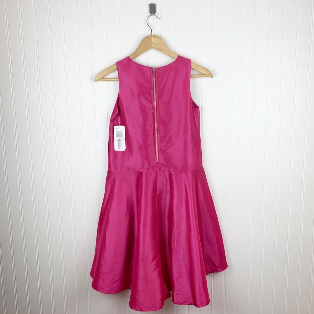 GB girls pink satin taffeta drop-waist dress - Picture 2 of 8
